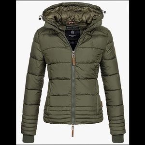 Marikoo Winter Puffer Hooded Jacket, XS